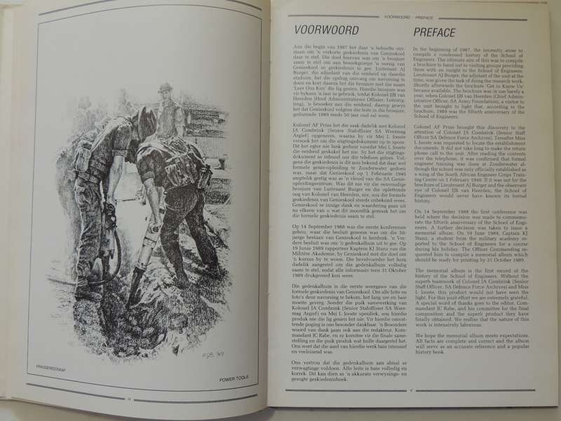Die Geskiedenis van Genieskool 1940-1990 - School of Engineers The History  ed Cmdt. JC Rabe