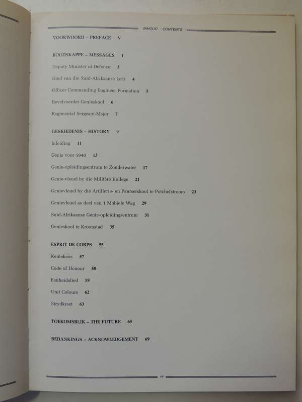 Die Geskiedenis van Genieskool 1940-1990 - School of Engineers The History  ed Cmdt. JC Rabe