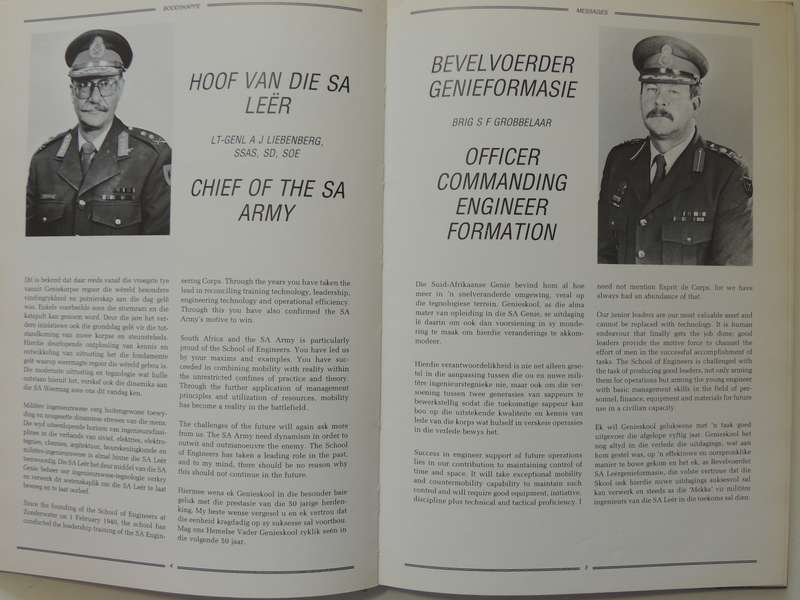 Die Geskiedenis van Genieskool 1940-1990 - School of Engineers The History  ed Cmdt. JC Rabe