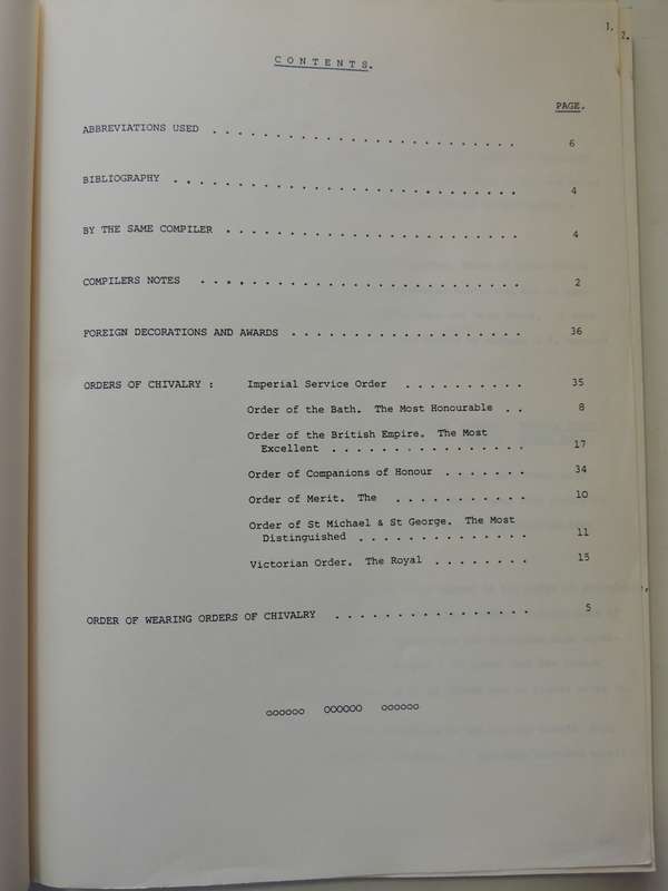 Orders Of Chivalry, Foreign Decorations And Awards To Natal, Cape Colony And Union Defence Forces