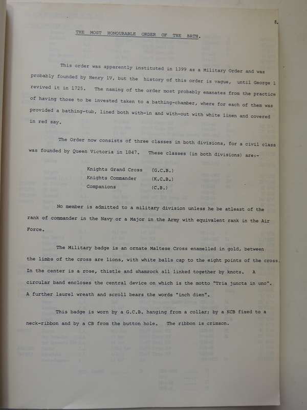 Orders Of Chivalry, Foreign Decorations And Awards To Natal, Cape Colony And Union Defence Forces