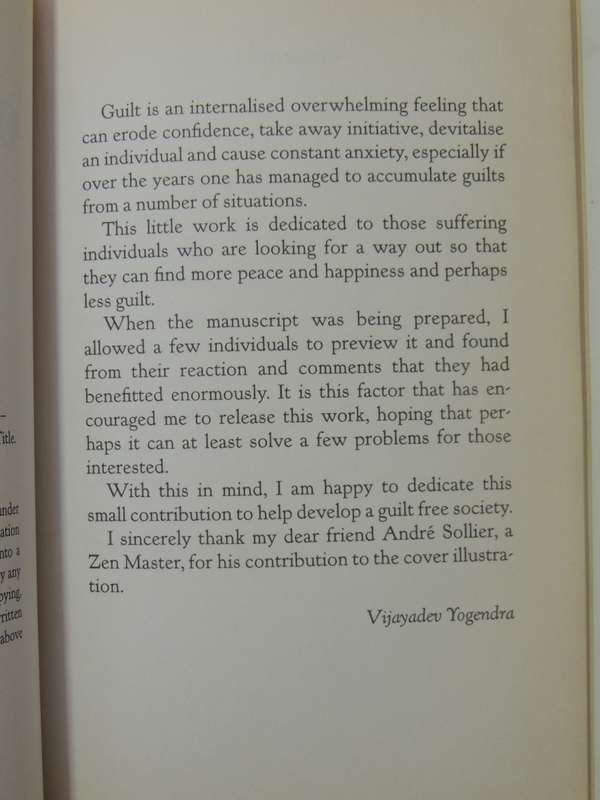 Overcoming Guilt - Vijayadev Yogendra