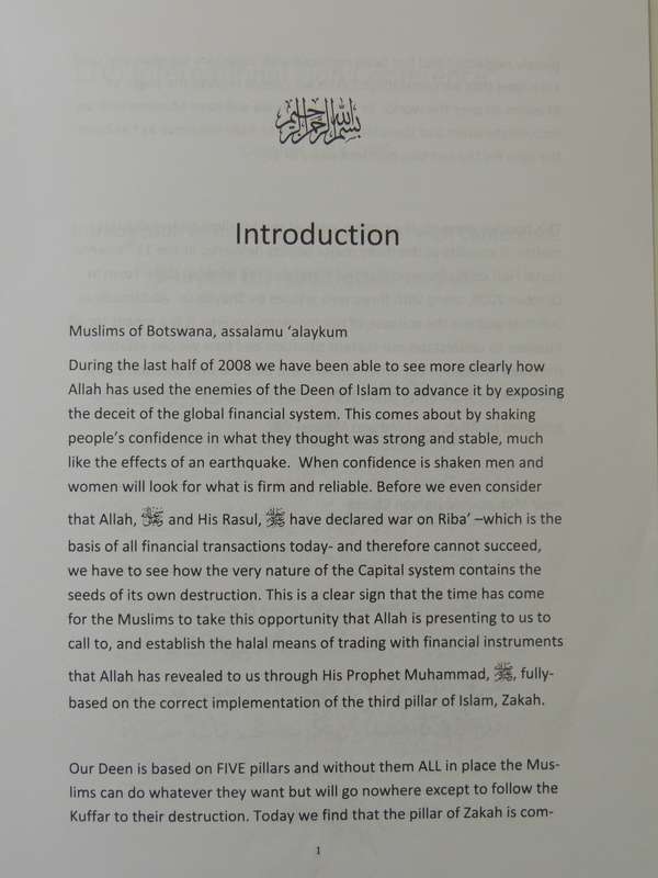 Financial Crisis: A Crisis For Usury Capitalism An Opening For Islam (11th Fiqh Conference Cape Town