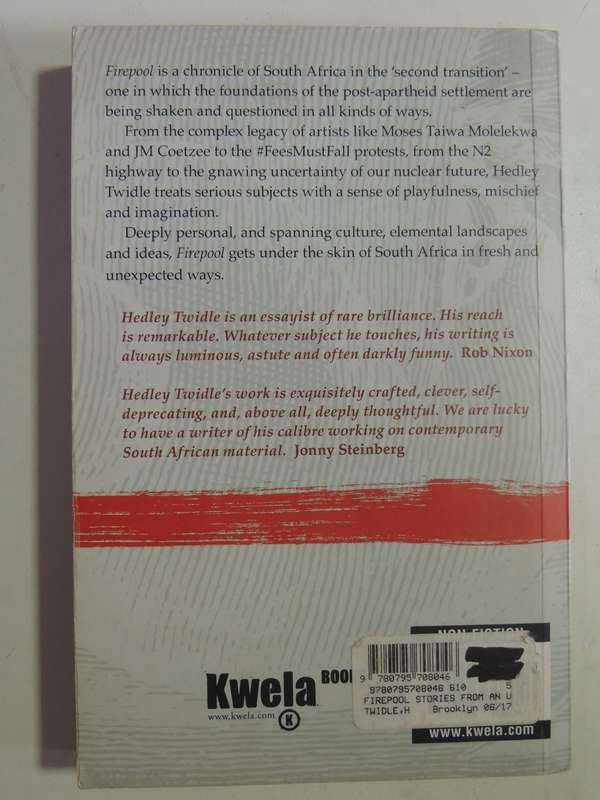 Firepool: Experiences In An Abnormal World - Hedley Twidle