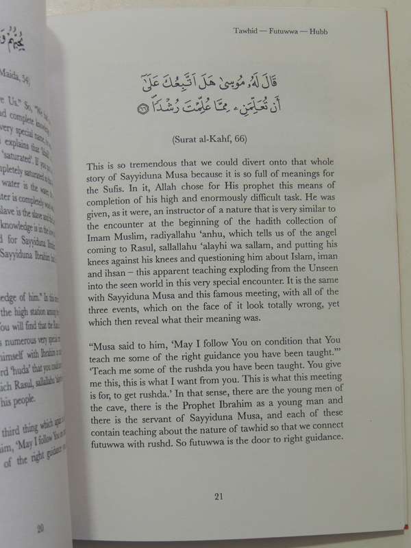 Tawhid Futuwwa Hubb - Shakyh Dr. Abdalqadir As-Sufi