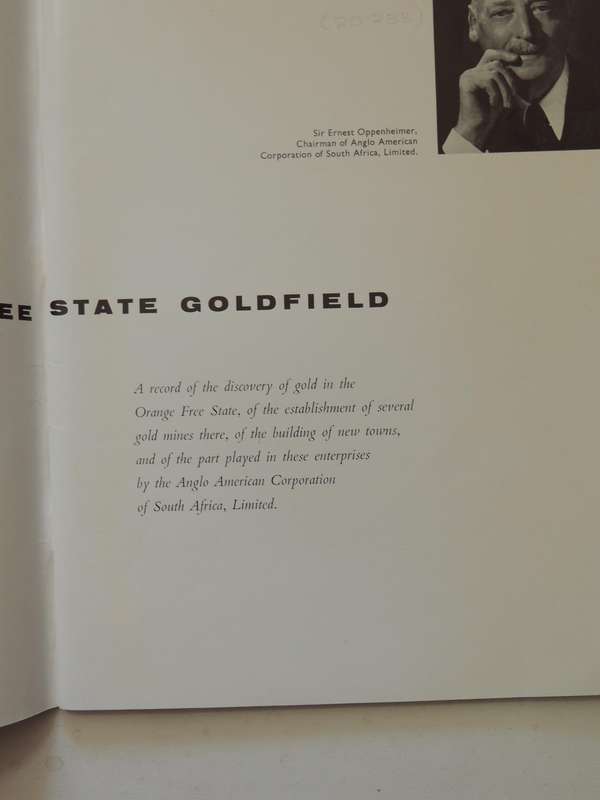 The Orange Free State Goldfield ) - Anglo-American Corporation  (circa 1957