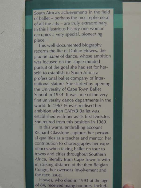 Dulcie Howes - Pioneer of Ballet in South Africa - Richard Glasstone