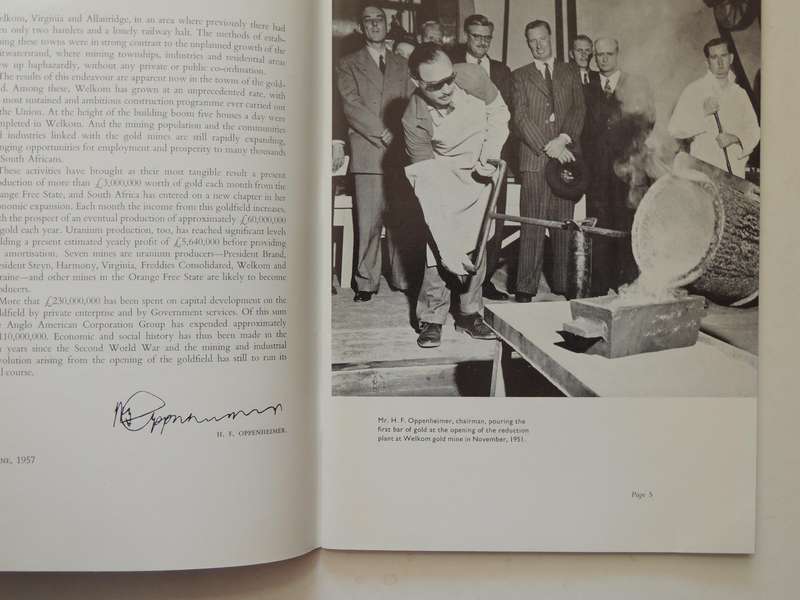 The Orange Free State Goldfield ) - Anglo-American Corporation  (circa 1957