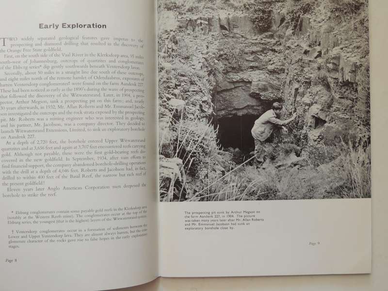 The Orange Free State Goldfield ) - Anglo-American Corporation  (circa 1957