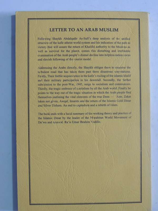 Letter To An Arab Muslim - Shaykh Abdalqadir As-Sufi