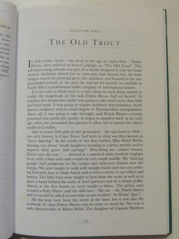 Dulcie Howes - Pioneer of Ballet in South Africa - Richard Glasstone