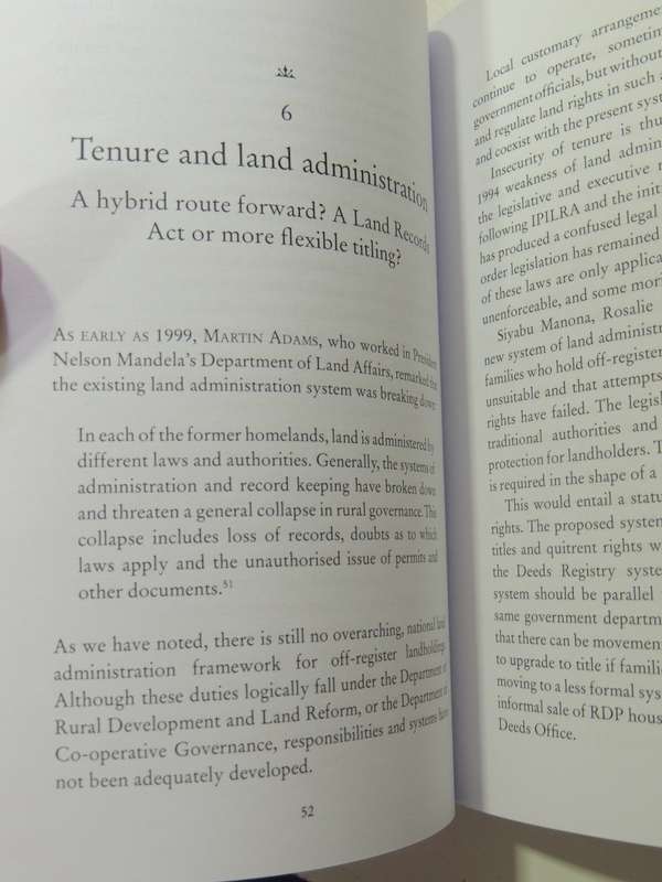 Rights To Land: A Guide To Tenure Upgrading And Restitution In South Africa William Beinart, Peter D