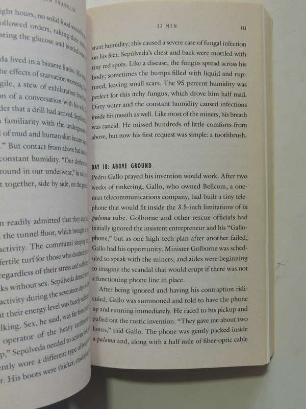 33 Men: Inside The Miraculous Survival And Dramatic Rescue Of The Chilean Miners - Jonathan Franklin