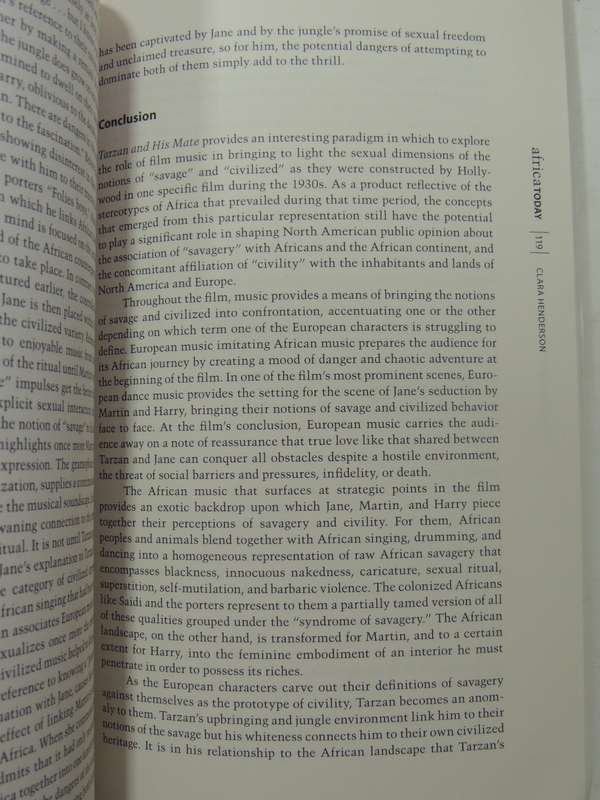Africa Today: Special Issue-Musical Performance In Africa (Volume 48 No. 4 Winter 2001
