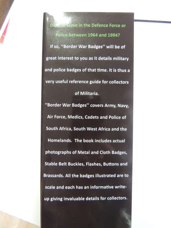 Border War badges a guide to SA Military & Police badges 1964-1994 -  Andrew Ross Dinnes  NEW!