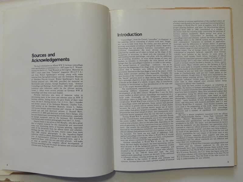 Panzer Colours- Camouflage Of The German Panzer Forces 1939-45  Bruce Culver & Bill Murphy