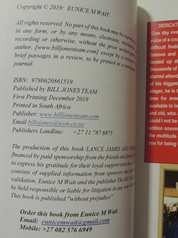Lance James And Friends - Bill Jones