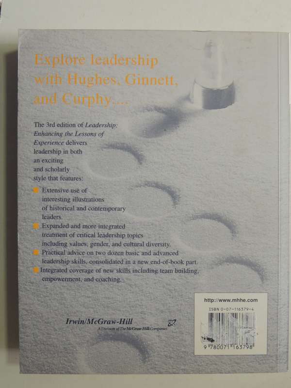 Leadership: Enhancing The Lessons Of Experience - Richard Hughes, Robert Ginnett, Gordon Curphy