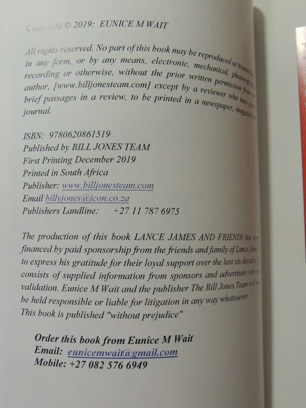 Lance James And Friends - Bill Jones