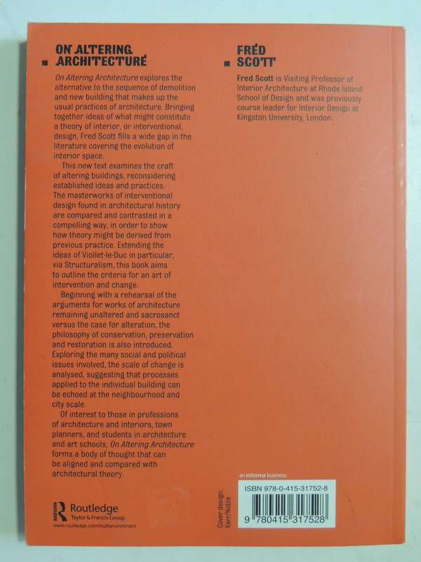 On Altering Architecture - Fred Scott