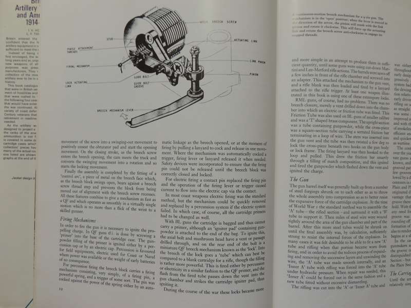 British Artillery Weapons & Ammunition 1914-1918  I.V. Hogg & L.F. Thurston