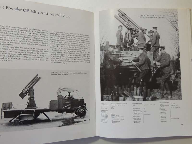 British Artillery Weapons & Ammunition 1914-1918  I.V. Hogg & L.F. Thurston