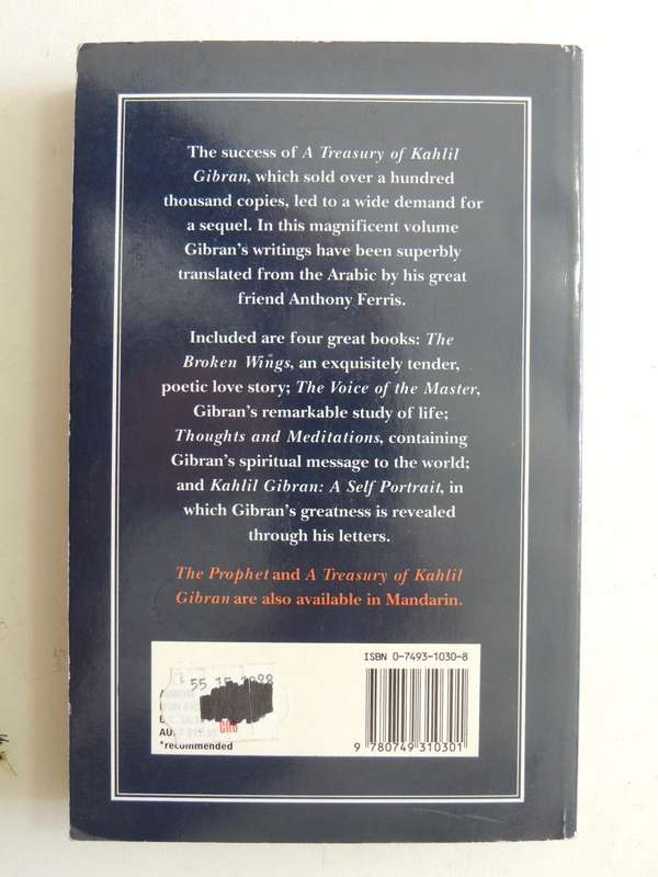 A Second Treasury of Kahlil Gibran