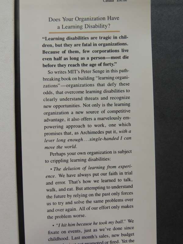 The Fifth Discipline: The Art & Practice Of The Learning Organization- Peter Senge
