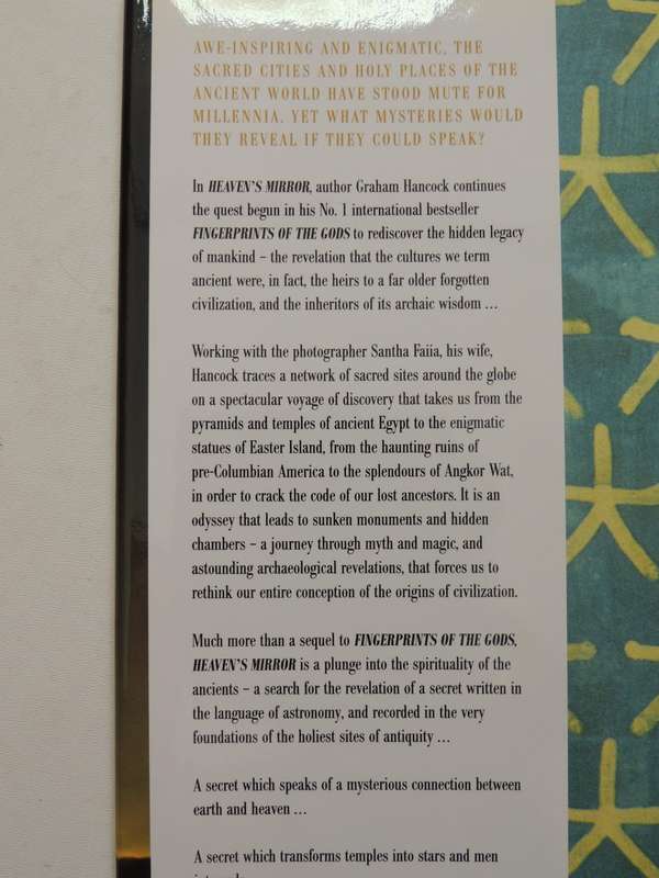 Heaven's Mirror, Quest for the Lost Civilization - Graham Hancock, Santa Faia