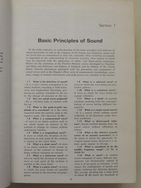 Audio Cyclopedia - Howard M. Tremaine  2nd Edition, Second Printing 1973