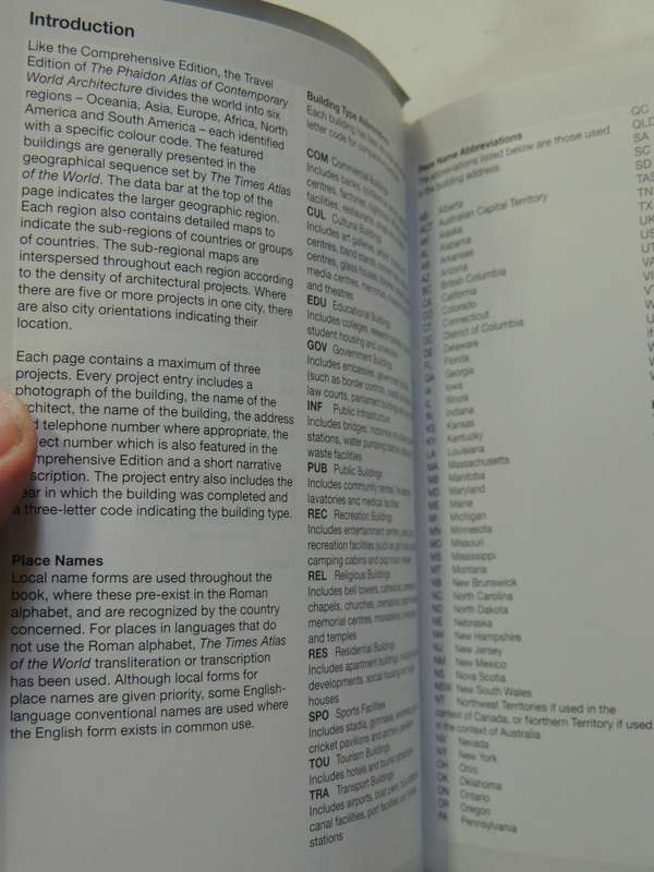 The Phaidon Atlas Of Contemporary World Architecture (Travel Edition)