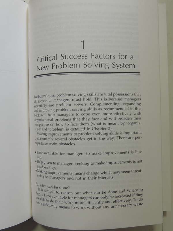 Solving Problem Solving: A Potent Force For Effective Management - Robert Flood