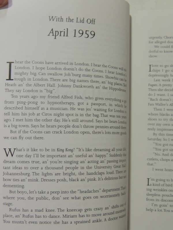 With The Lid Off: South African Insights From Home And Abroad 1959-2000 - Todd & John Matshikiza