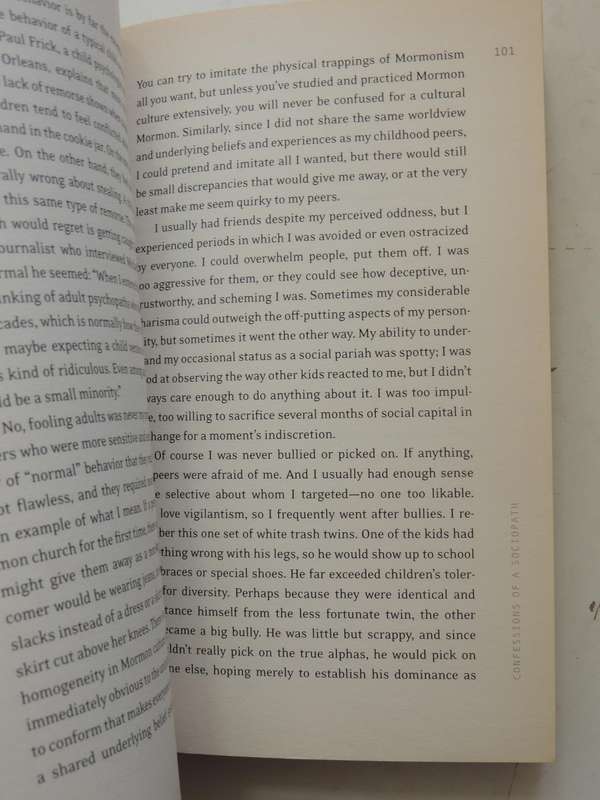 Confessions of a Sociopath - ME Thomas