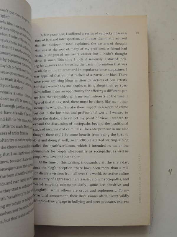 Confessions of a Sociopath - ME Thomas
