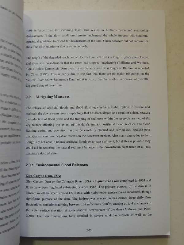 The Hydraulics Of The Impacts Of Dam DevelopmentOn The River Morphology- J.S. Beck & G.R. Basson