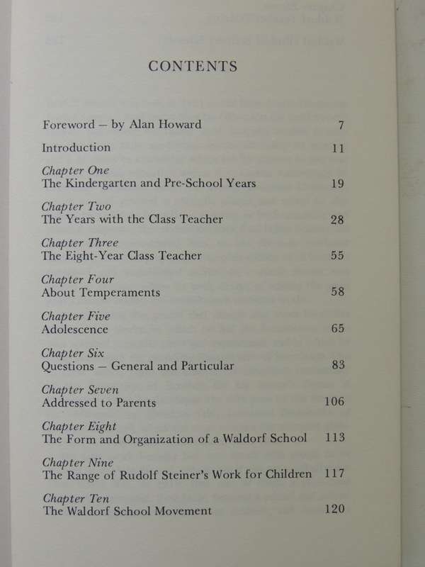 Rudolf Steiner Education: The Waldorf Schools - Francis Edmunds