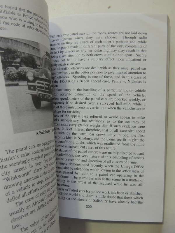 Motoring Memories Of The British South Africa Police (Inscribed) - 1st Edition  P. Huson & B. Woan
