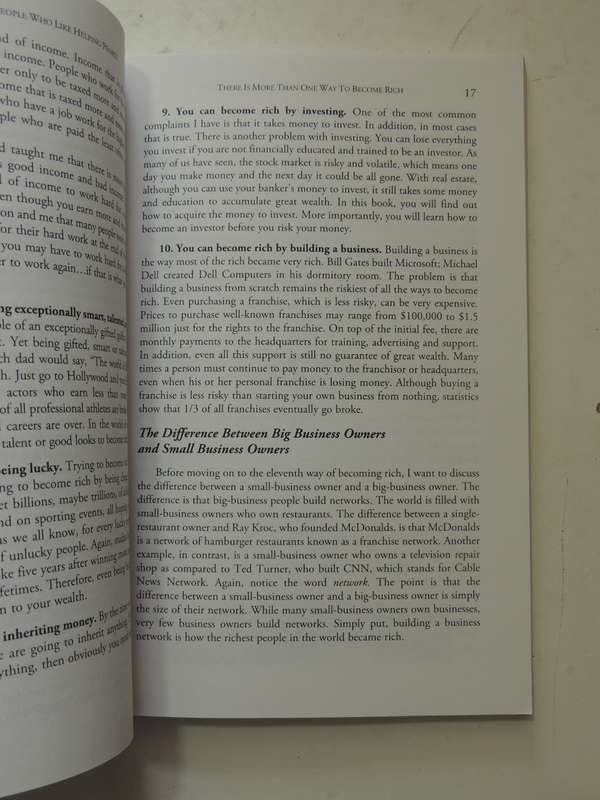 Rich Dad : The Business School For People Who Like Helping People - Robert Kiyosaki, Sharon Lechter