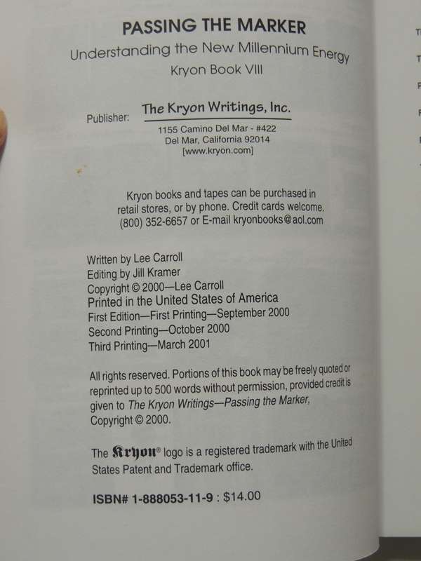 Kryon 2000: Passing The Marker (Understanding The New Millennium Energy)- Kryon
