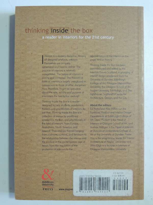 Thinking Inside the Box: a Reader in Interiors for the 21st Century - various