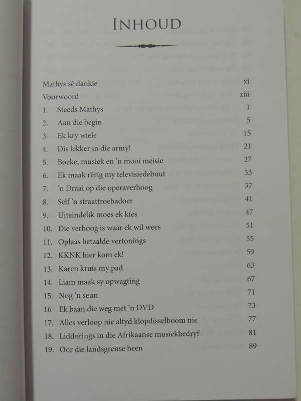 Steeds Mathys: Mathys Roets - My Storie - Mathys Roets & Alita Vorster  AFRIKAANS