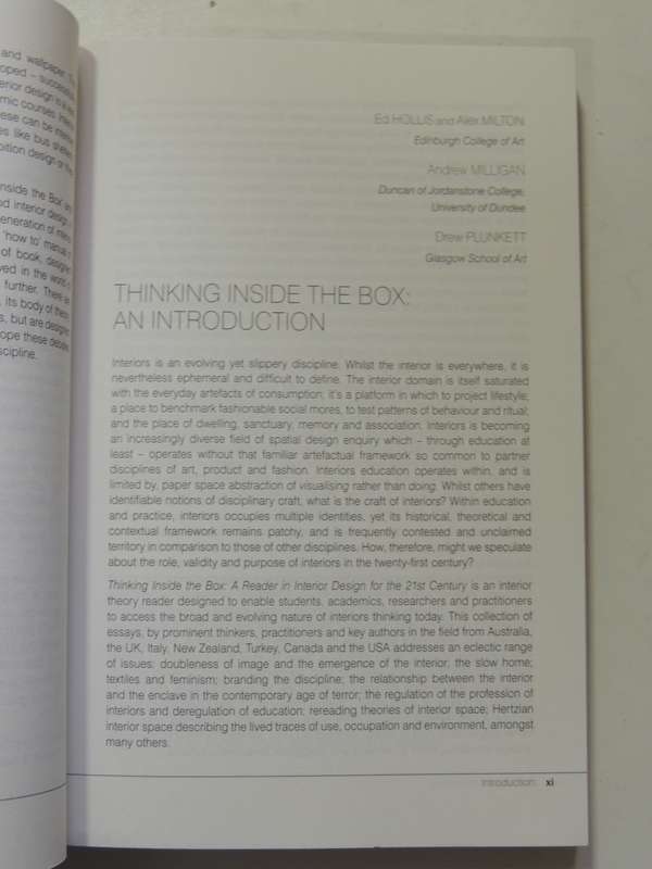 Thinking Inside the Box: a Reader in Interiors for the 21st Century - various