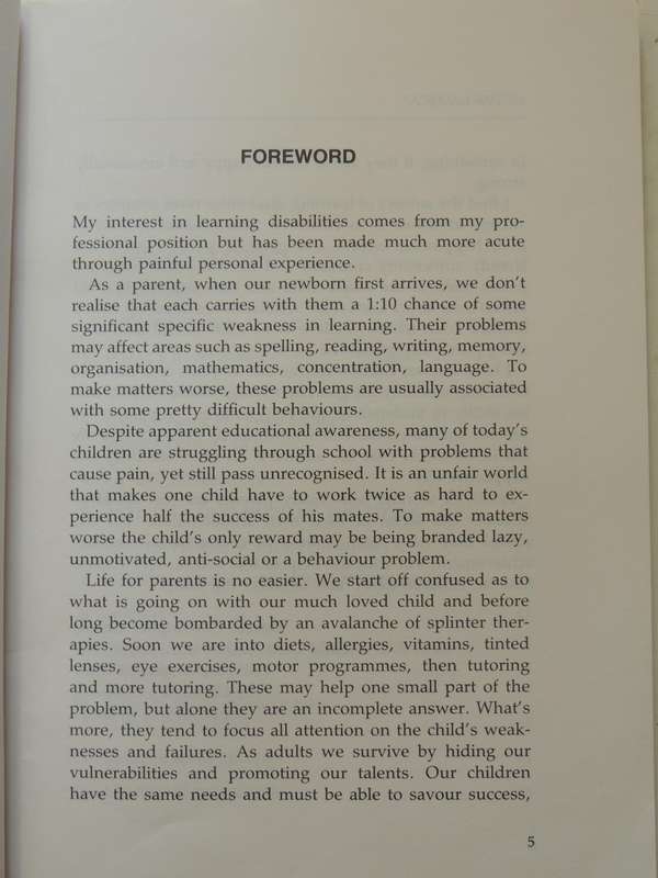 The Hidden Handicap:  Help Children Who Suffer From Dyslexia, Hyperactivity & Learning Difficulties