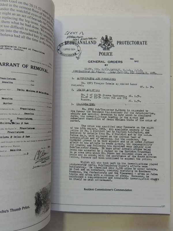 In And Out Of Uniform (Inscribed) Supt. Sidney Dixon