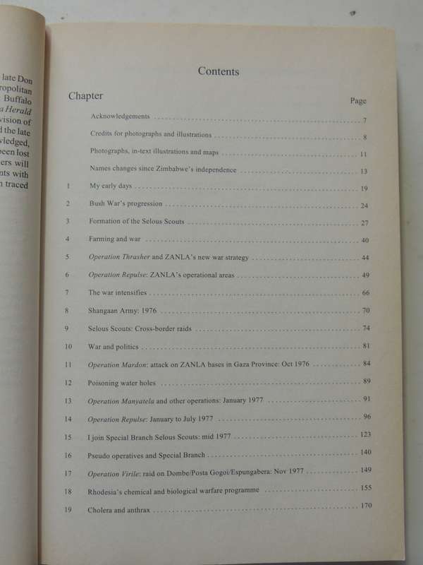 Assignment Selous Scouts - Inside Story Of A Rhodesian Special Branch Officer Jim Parker