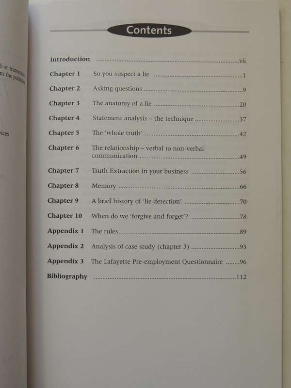 Truth Extraction: How To Read Between The Lies- Malcolm Russel & Clifton Coetzee