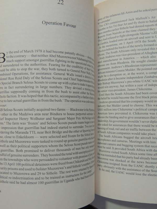 Assignment Selous Scouts - Inside Story Of A Rhodesian Special Branch Officer Jim Parker