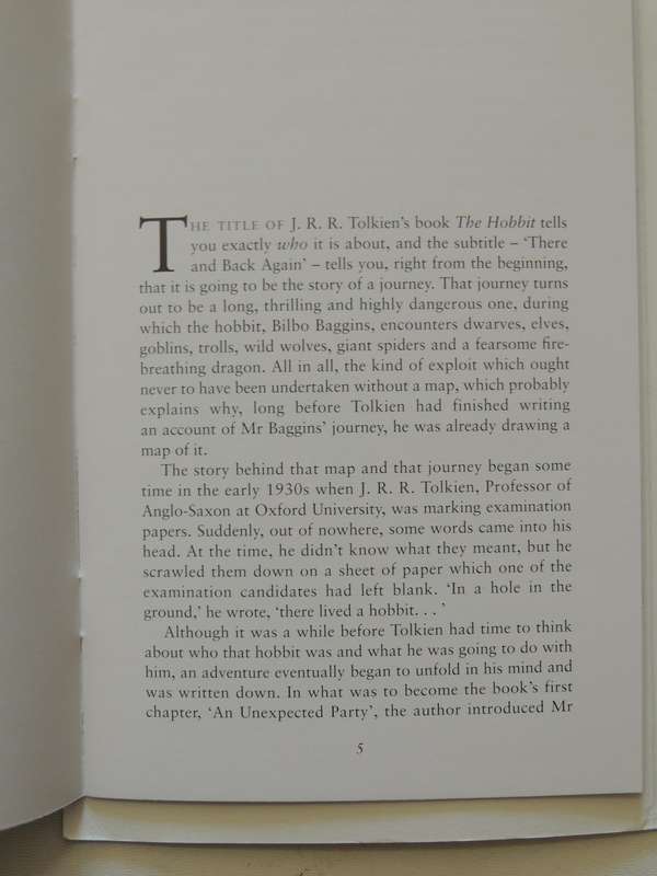 The Map Of Tolkien's The Hobbit - Brian Sibley & John Howe