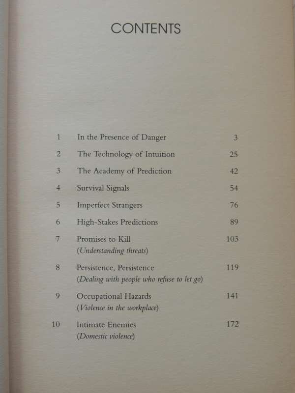 The Gift Of Fear: Survival Signals That Protect Us From Violence - Gavin De Becker